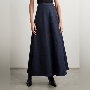 Nili lotan Astrid denim skirt 29 maxi